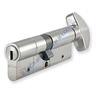 KESO 10RS Omega 45/45G2NN (90 mm), wkładka patentowa z pokrętłem - 2