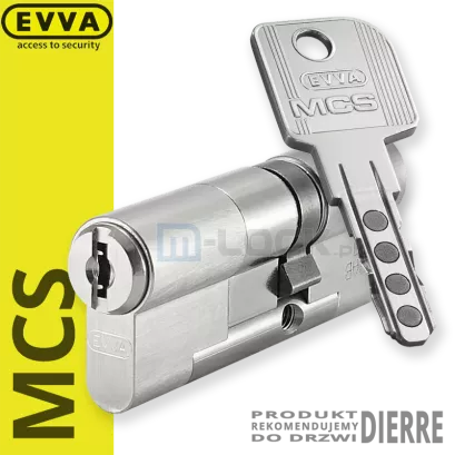 EVVA MCS 31/46NN (77 mm), wkładka patentowa do drzwi Dierre