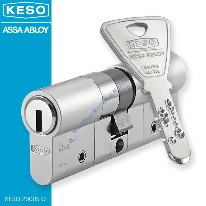 KESO 2000S Omega 40/40NN (80 mm), wkładka patentowa