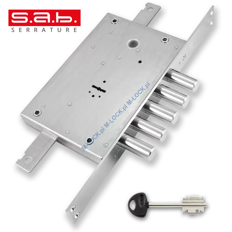 S.A.B. 1563.28N  zamek centralny-rozporowy (bez funkcji klamki)