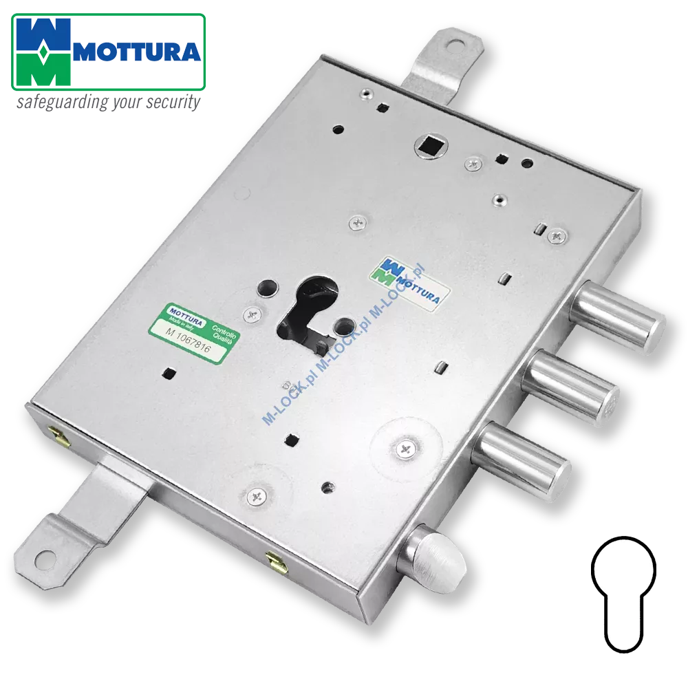 MOTTURA 89.8571GRLD/S zamek centralny-rozporowy do drzwi GARDESA