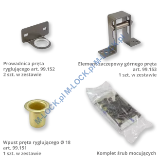 MOTTURA 34.322 blokada rozporowa na klucz typu POMPA - 5