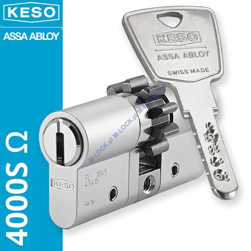 KESO 4000S Omega 30/35ZN (65 mm), wkładka patentowa do drzwi WITEX Super-Lock