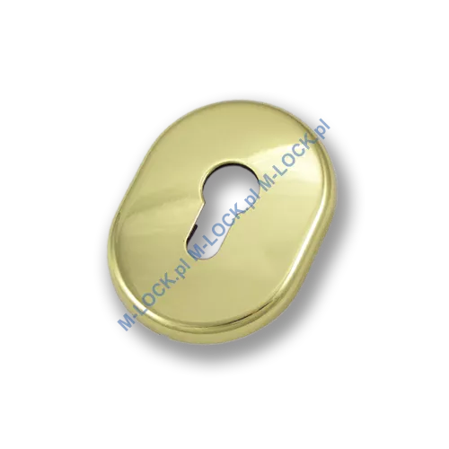 Rozeta na wkładkę AF-05-OLV, mosiądz błyszczący