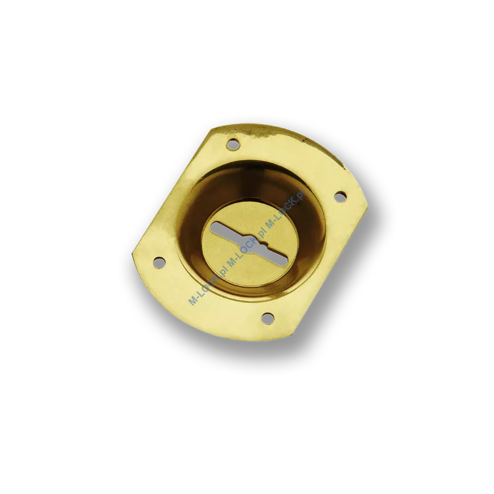 Szyld kluczowy MOTTURA 95.144.5OLV, mosiądz błyszczący