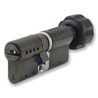 MUL-T-LOCK MTL 400 Modular / Classic PRO 31/40G3NB (71 mm), wkładka patentowa z pokrętłem - black nickel - 3