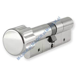 KESO 10RS Omega 45/45G1NN (90 mm), wkładka patentowa z gałką - 3