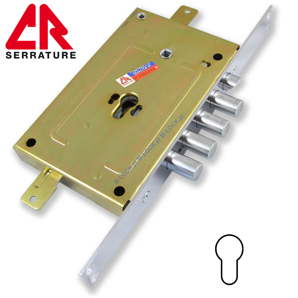 CR Serrature 2650PE.28N/85 zamek centralny-rozporowy