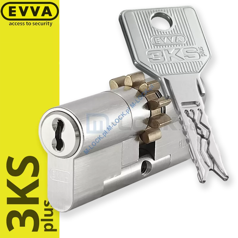 EVVA 3KSplus 31/41ZN (72 mm), wkładka patentowa