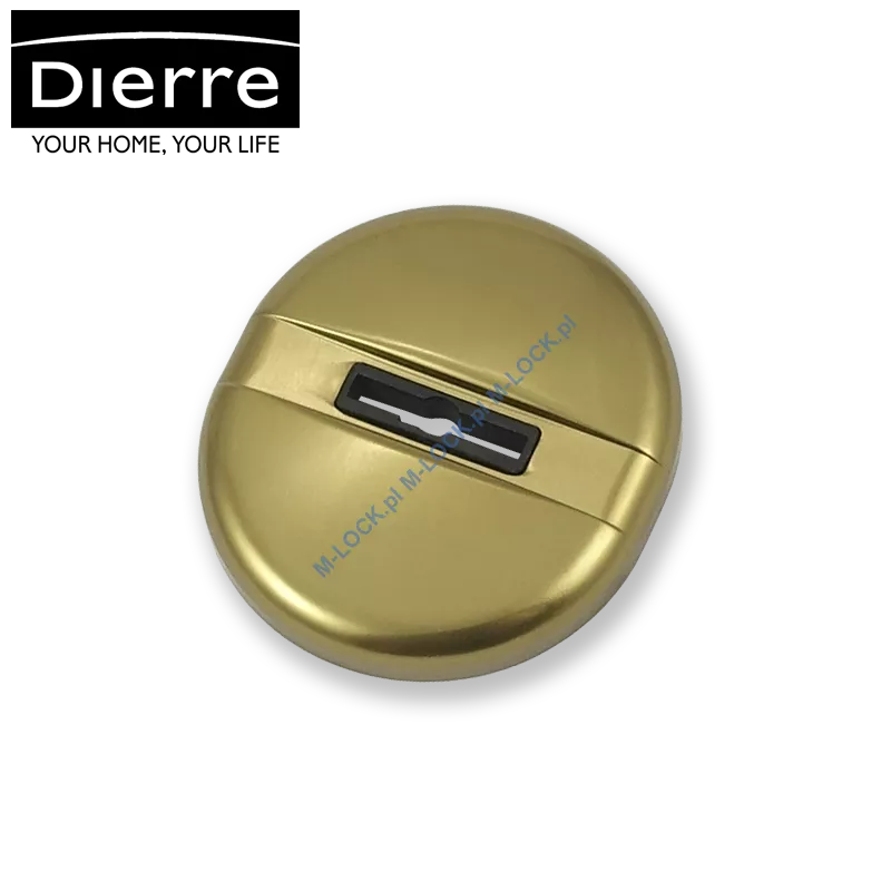 Dierre GIUGIARO, rozeta na klucz dwupiórowy, (brąz anodowany)