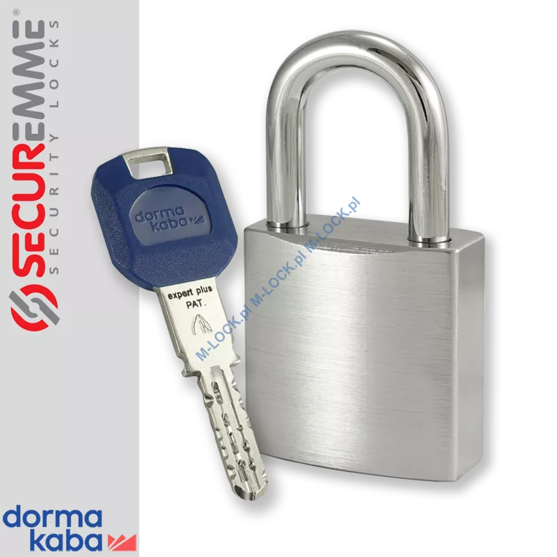 SECUREMME 7550XCS / DormaKaba EXPERT PLUS, kłódka hartowana