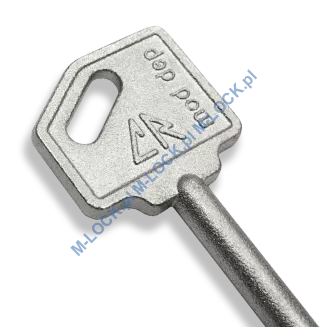 CR Serrature, klucz surowy-dwupiórowy 63 mm - 2