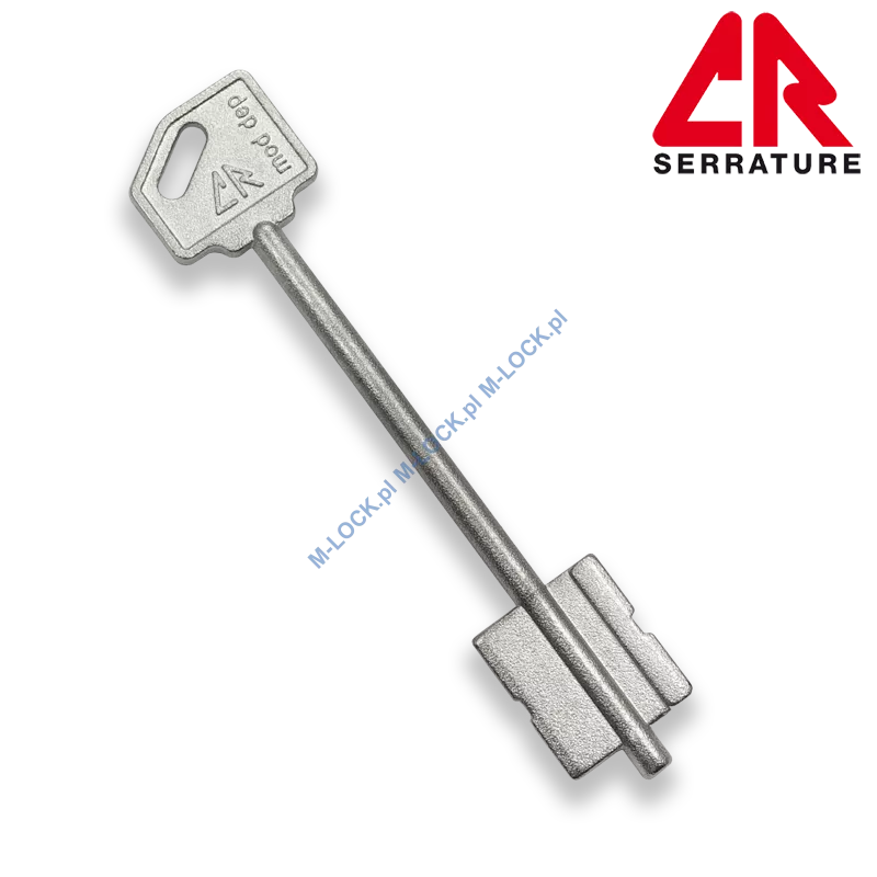 CR Serrature, klucz surowy-dwupiórowy 63 mm