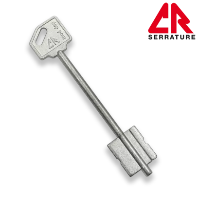 CR Serrature, klucz surowy-dwupiórowy 63 mm