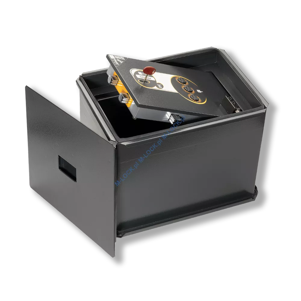MOTTURA 11.2131 UNDER sejf podłogowy z zamkiem kluczowym i mechanizmem szyfrowym (18 l)