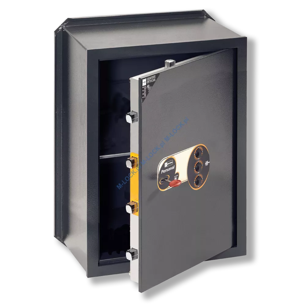 MOTTURA 11.2525 PERSONAL sejf ścienny z zamkiem kluczowym i mechanizmem szyfrowym (60 l)