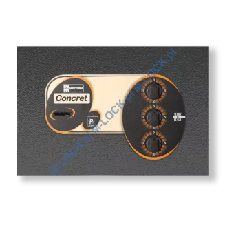 MOTTURA 11.C545N CONCRET sejf wolnostojący z zamkiem kluczowym i mechanizmem szyfrowym (108 l) - 3