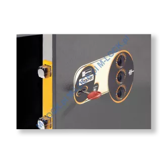 MOTTURA 11.C545N CONCRET sejf wolnostojący z zamkiem kluczowym i mechanizmem szyfrowym (108 l) - 4