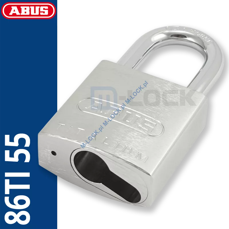 ABUS-86TI-55 TITALIUM / kłódka bez wkładki
