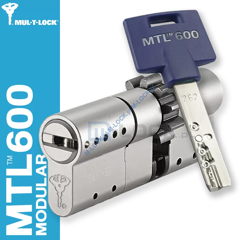MUL-T-LOCK MTL 600 Modular / Interactive+ 33/48ZN (81 mm), wkładka patentowa