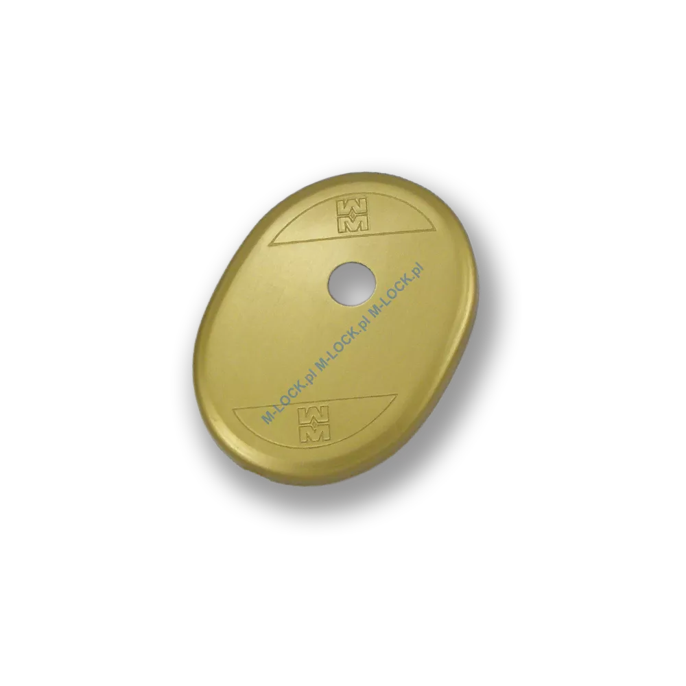 Szyld MOTTURA 95.322AB, stary mosiądz