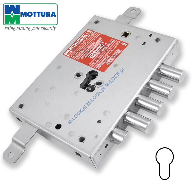 MOTTURA 89.84571D/S7Q zamek centralny-rozporowy do drzwi DIERRE