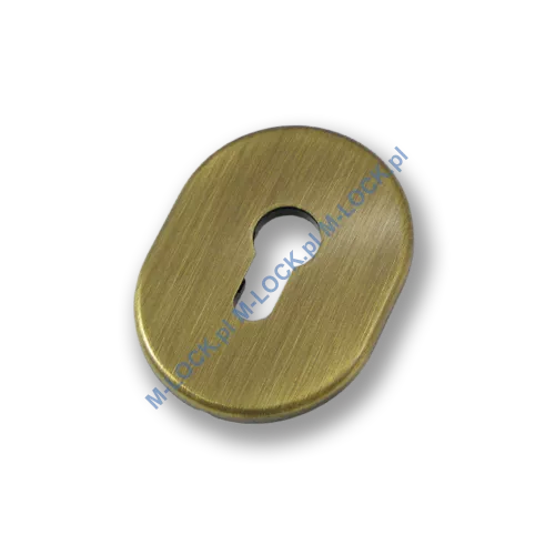 Rozeta na wkładkę AF-05-OG, stary mosiądz