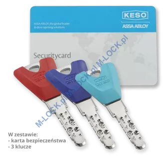 KESO 8000S Omega2 40/40NNC (80 mm), wkładka patentowa - 2