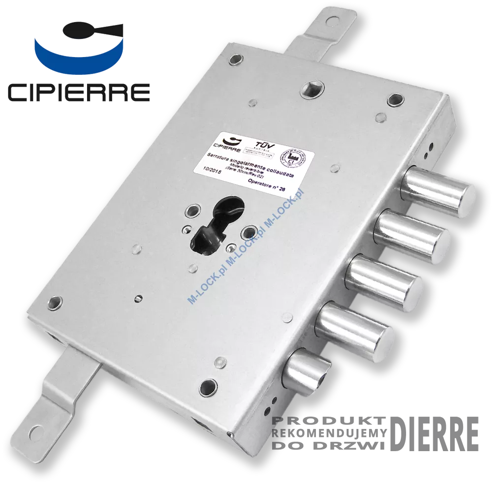 CIPIERRE 701.28N, zamek do drzwi DIERRE ASSO 5