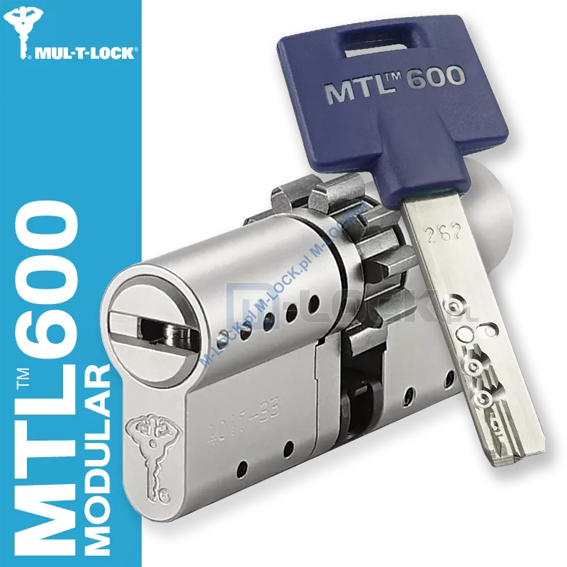 MUL-T-LOCK MTL 600 Modular / Interactive+ 31/40ZN (71 mm), wkładka patentowa