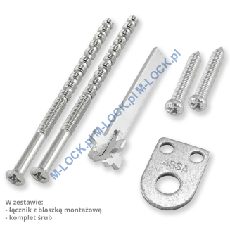 ASSA 256-6CR, komplet szyldów 6 mm (chrom błyszczący) - 2