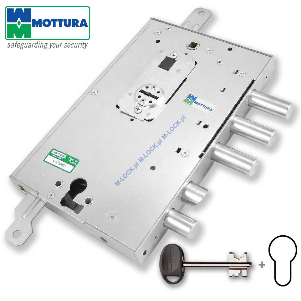 MOTTURA 89.NR487GRD/S zamek centralny-rozporowy do drzwi GARDESA