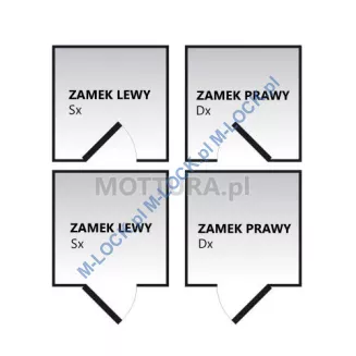MOTTURA Nucleo Compact 35, moduł kluczowy do drzwi Gardesa - 3