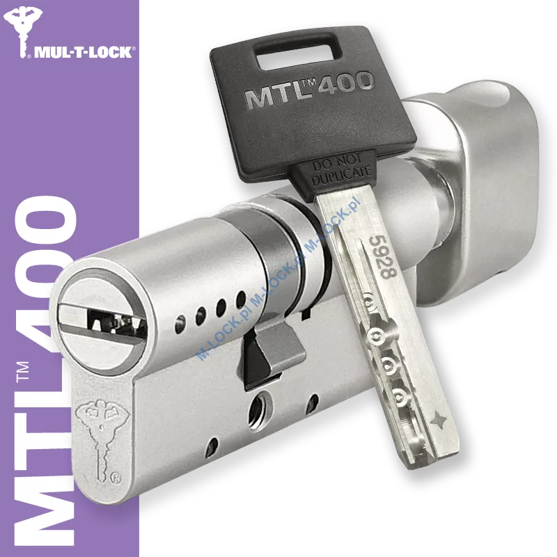 MUL-T-LOCK MTL 400 / Classic PRO 31/40G2NN (71 mm), wkładka patentowa z gałką