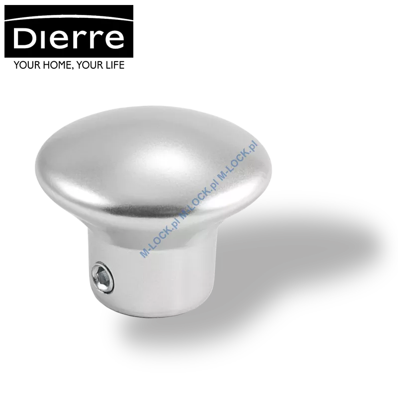 DIERRE - pokrętło G1 do wkładki profilowej, chrom matowy