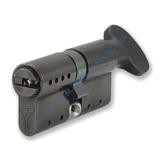 MUL-T-LOCK MTL 400 Modular / Classic PRO 31/31G1NB (62 mm), wkładka patentowa z pokrętłem - black nickel - 3