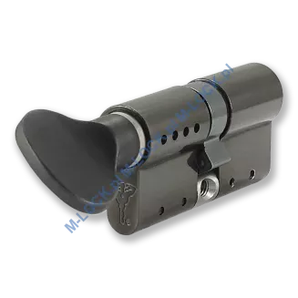 MUL-T-LOCK MTL 400 Modular / Classic PRO 31/31G1NB (62 mm), wkładka patentowa z pokrętłem - black nickel - 4