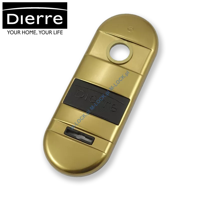 Dierre GIUGIARO, szyld wewnętrzny na klucz dwupiórowy + akcesoria, (brąz anodowany)