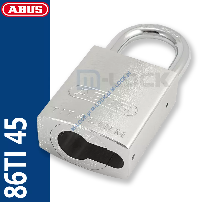 ABUS-86TI-45 TITALIUM / kłódka bez wkładki