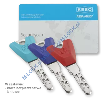 KESO 8000S Omega2 50/70NNC (120 mm), wkładka patentowa - 2