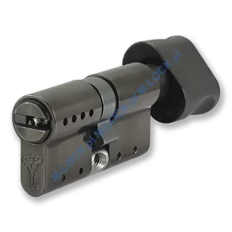 MUL-T-LOCK MTL 400 Modular / Classic PRO 31/31G2NB (62 mm), wkładka patentowa z pokrętłem - black nickel - 3