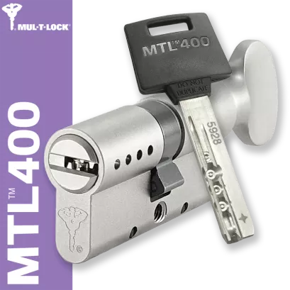 MUL-T-LOCK MTL 400 / Classic PRO 31/31G1NN (62 mm), wkładka patentowa z gałką