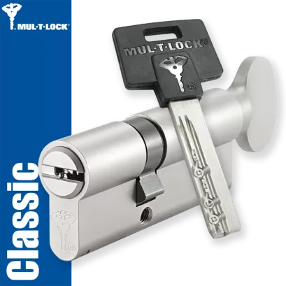 MUL-T-LOCK Classic 31/45G4NN (76 mm), wkładka patentowa z pokrętłem