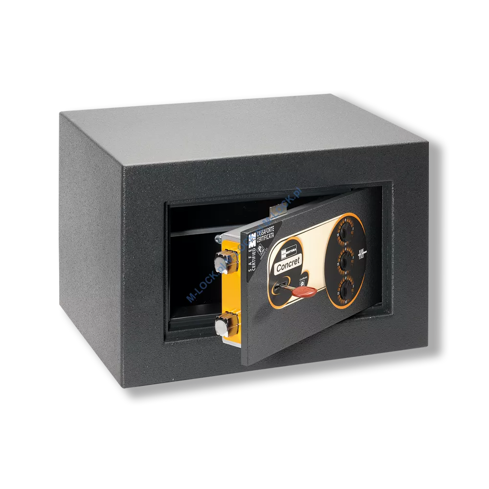 MOTTURA 11.C130N CONCRET sejf wolnostojący z zamkiem kluczowym i mechanizmem szyfrowym (16 l)