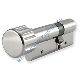 KESO 10RS Omega 30/50G1NN (80 mm), wkładka patentowa z gałką - 3