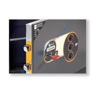 MOTTURA 11.C233N CONCRET sejf wolnostojący z zamkiem kluczowym i mechanizmem szyfrowym (27 l) - 4