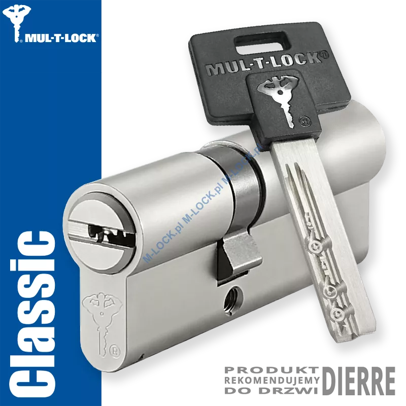 MUL-T-LOCK Classic 31/45NN (76 mm), wkładka patentowa do drzwi Dierre