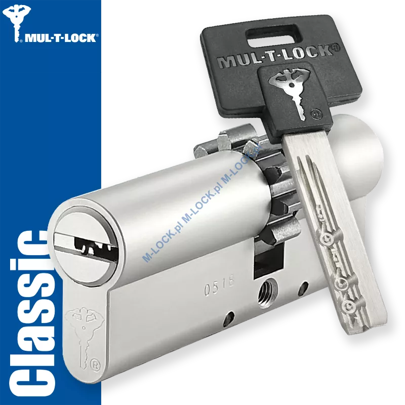 MUL-T-LOCK Classic 33/48ZN (81 mm), wkładka patentowa (wzmocniona)