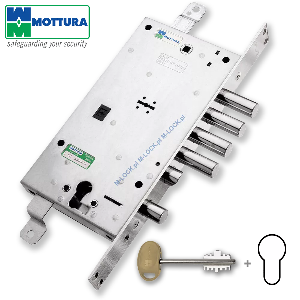 MOTTURA 54.787 zamek centralny-rozporowy, dwusystemowy (niezależny)
