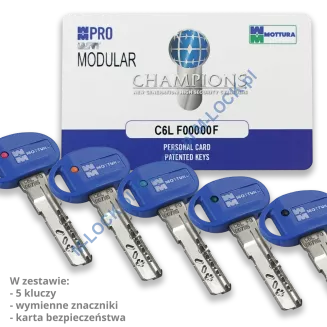 MOTTURA Champions Modular 31/41ZN (72 mm), wkładka patentowa - 3